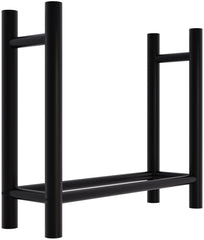 Kaminholzst�nder Medya rund 30x80x80 cm - schwarz