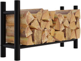Kaminholzst�nder Medya rund 30x100x60 cm - schwarz
