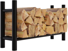 Kaminholzst�nder Medya rund 30x100x60 cm - schwarz