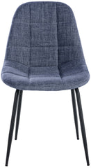 Stuhl Tom Stoff - blau