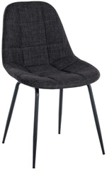 Stuhl Tom Stoff - dunkelgrau