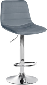 Barhocker Lex Kunstleder Chrom - grau by Dropshipping-Europe – Barhocker