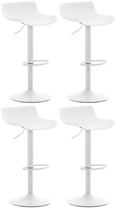 4er Set Barhocker Aveiro - wei�