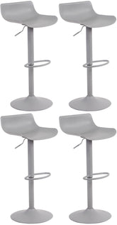4er Set Barhocker Aveiro - grau