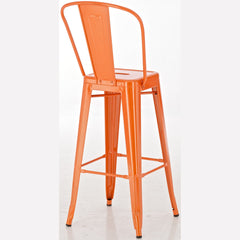 4er Set Barhocker Aiden - orange by Dropshipping-Europe – Barhocker