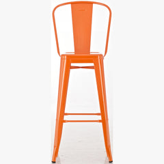4er Set Barhocker Aiden - orange by Dropshipping-Europe – Barhocker