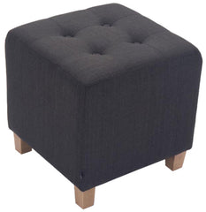 2er Set Sitzhocker Pharao, antik-hell - dunkelgrau