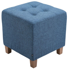 2er Set Sitzhocker Pharao, antik-hell - blau