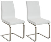 2er Set Esszimmerstühle Belfort - weiß