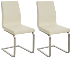 2er Set Esszimmerstühle Belfort - creme