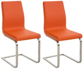 2er Set Esszimmerstühle Belfort - orange