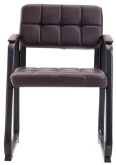 2er Set Besucherst�hle Canada B Kunstleder - braun
