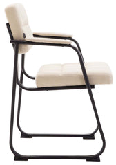 2er Set Besucherst�hle Canada B Kunstleder - creme