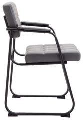 2er Set Besucherst�hle Canada B Kunstleder - grau