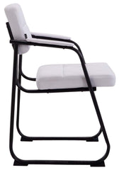 2er Set Besucherst�hle Canada B Kunstleder - wei�