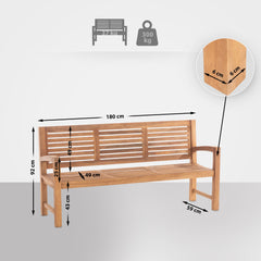 Teakbank Halden 180 cm - teak
