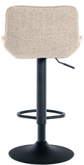 Barhocker Minosa Stoff - taupe