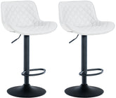 2er Set Barhocker Minosa Kunstleder - wei�