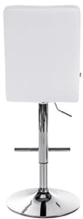 Barhocker Peking V2 Kunstleder chrom - wei�