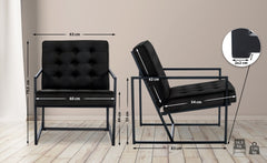 Lounger Avon Samt - schwarz