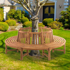 Baumbank Novum rund 250 cm - teak