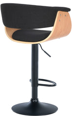 Barhocker Vestal Stoff - natura/schwarz