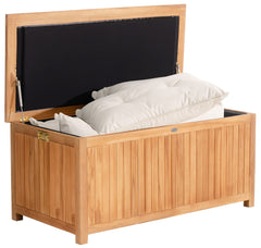 Teak Gartenbox Odessa 140X77X63 - teak