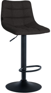 Barhocker Jerry Stoff schwarz - schwarz