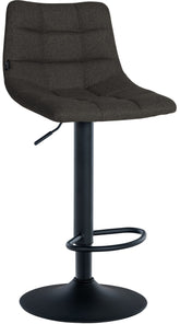 Barhocker Jerry Stoff schwarz - dunkelgrau