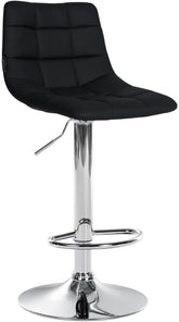 Barhocker Jerry Kunstleder chrom - schwarz