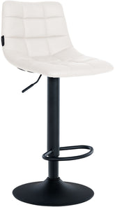 Barhocker Jerry Kunstleder schwarz - wei�