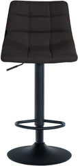 Barhocker Jerry Stoff schwarz - schwarz