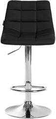 Barhocker Jerry Kunstleder chrom - schwarz