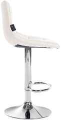 Barhocker Jerry Kunstleder chrom - wei�