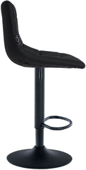 Barhocker Jerry Kunstleder schwarz - schwarz