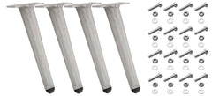 4er Set M�belf��e 26 cm - hellgrau