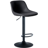 Barhocker Loft Kunstleder - schwarz