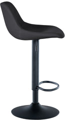 Barhocker Loft Samt - schwarz