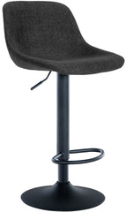 Barhocker Loft Stoff - schwarz