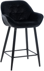 Barhocker Gibson 76 Samt - schwarz
