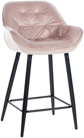 Barhocker Gibson 76 Samt - pink