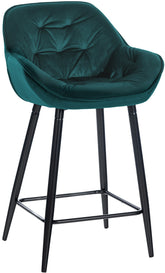 Barhocker Gibson 76 Samt - dunkelgr�n