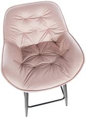 2er Set Barhocker Gibson 76 Samt - pink
