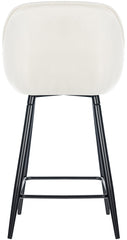 2er Set Barhocker Gibson 76 Samt - creme