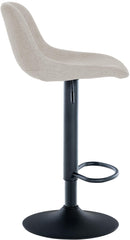 2er Set Barhocker Loft Stoff - creme