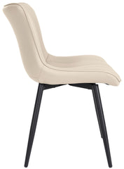 Stuhl Largo Kunstleder - creme