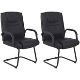 2er Set St�hle Attila - schwarz/schwarz