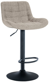 Barhocker Tover Stoff - taupe