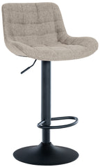 Barhocker Tover Stoff - taupe