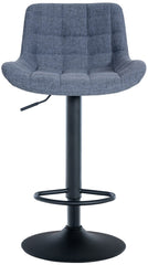 Barhocker Tover Stoff - blau